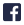 Logo de la red social Facebook